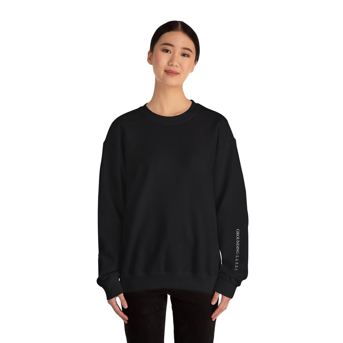 The GROUNDING Sweatshirt in Black