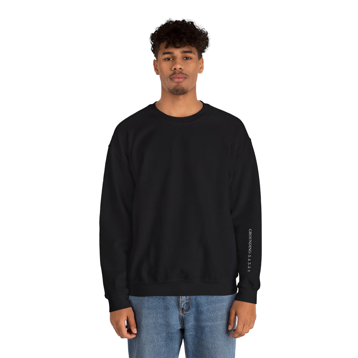 The GROUNDING Sweatshirt in Black