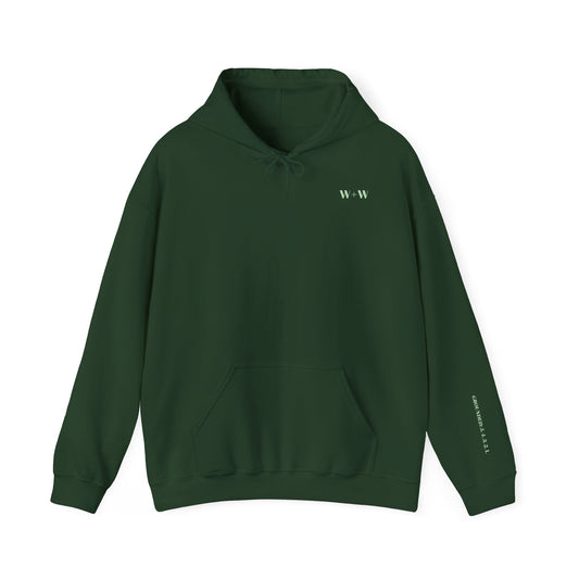 The GROUNDING Hoodie in Forest Green